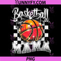 Basketball Mama Coquette Bow PNG, Game Day Funny Sports PNG