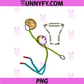 Basketball PNG, Playing Stickman PNG