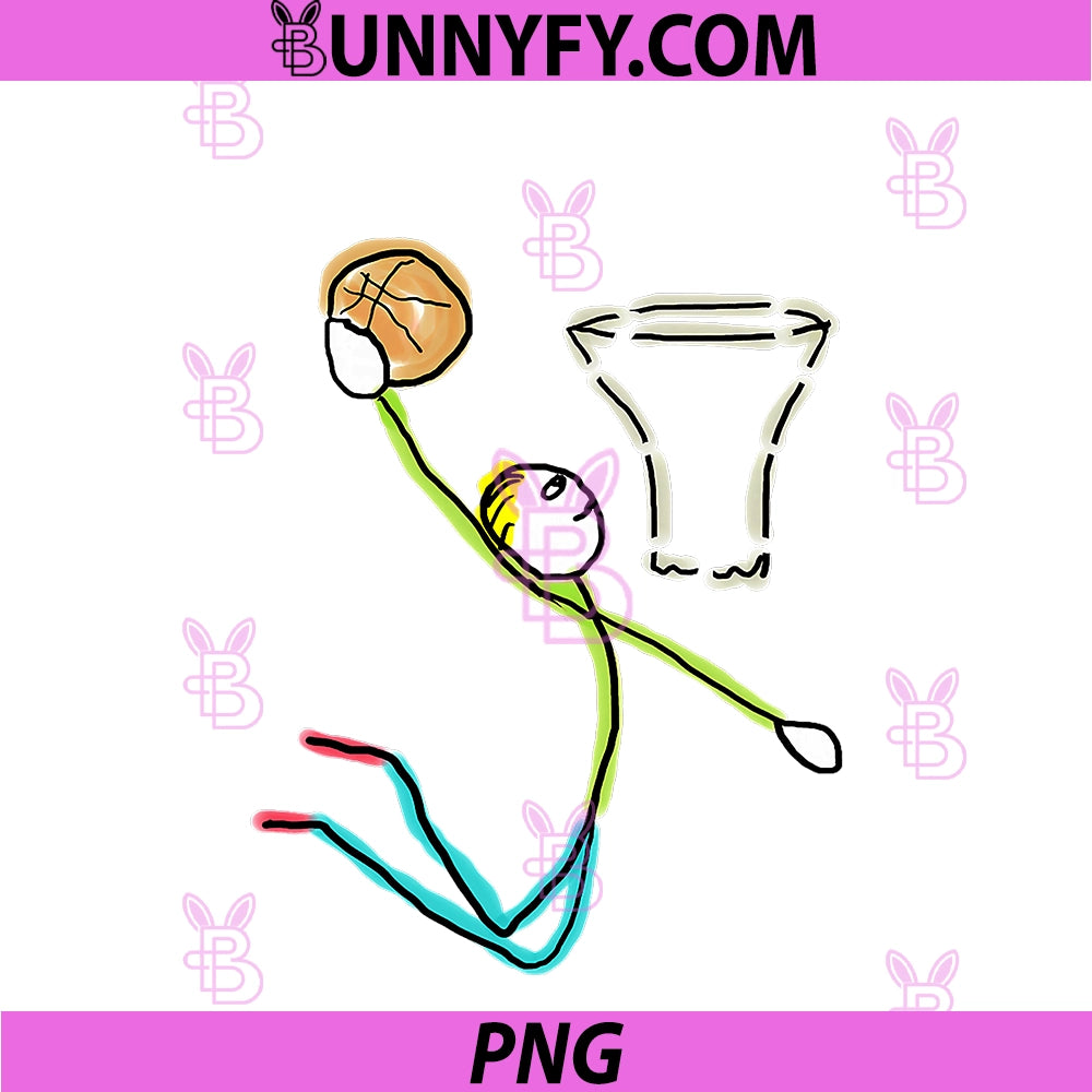 Basketball PNG, Playing Stickman PNG