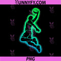Basketball Player Colorful PNG, Sports Graphic Design PNG