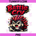 Battle Cry PNG, Kawaii Chibi Hedgehog Quills PNG