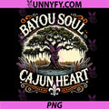 Bayou Soul Cajun Heart PNG, Louisiana History PNG