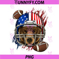 Bear American Football Bear PNG, Lovers USA Flag Performance PNG