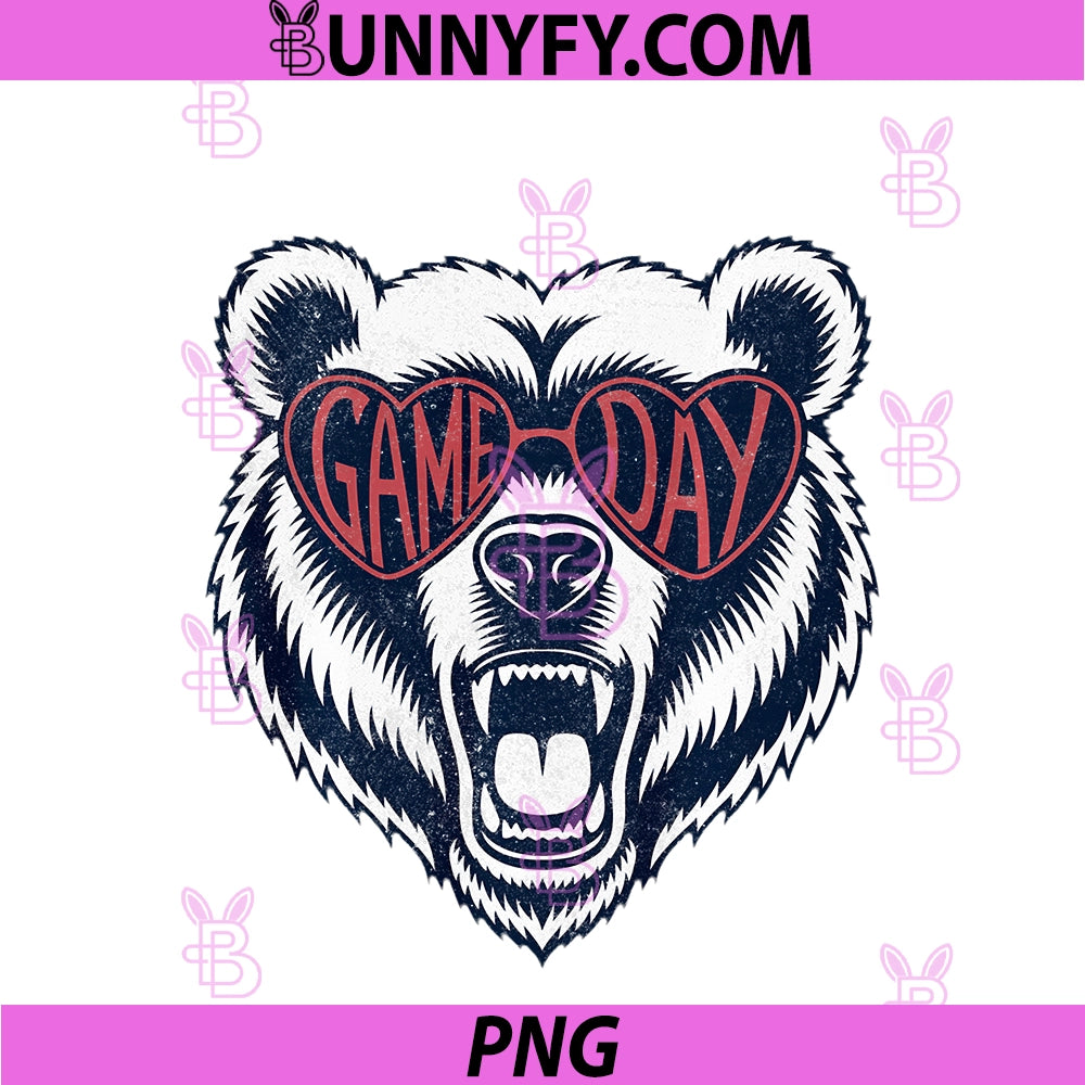 Bear Wearing Sunglasses PNG, Game Day Performance PNG
