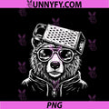Bear With Cheese PNG, Grater Hat And Sunglasses PNG