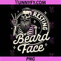 Bearded Dad Daddy Papa Father’s Day PNG, Resting Beard Face PNG