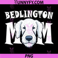 Bedlington Terrier Mom PNG, Cute Puppy Dog Mother PNG