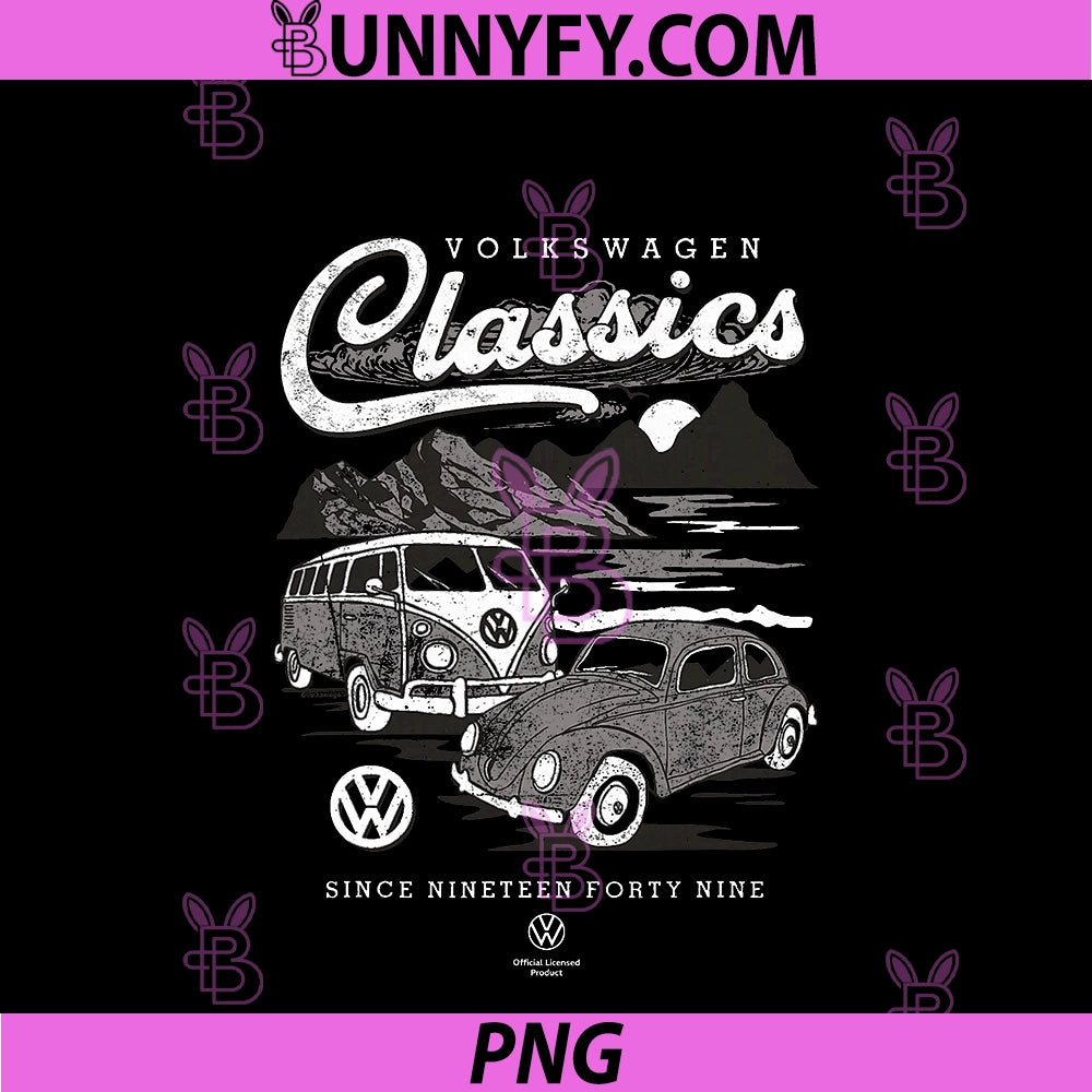 Beetle & Type 2 T1 PNG, Campervan Classics PNG