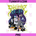 Beetlejuice It's Showtime PNG, Colorful Collage Retro Movie PNG