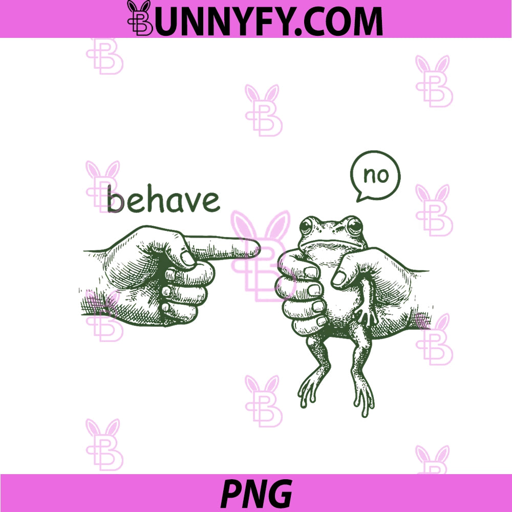 Behave No PNG, Frog PNG