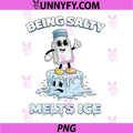 Being Salty Melts Ice PNG, Vintage Humor PNG