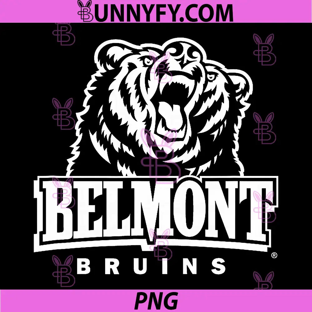 Belmont Bruins PNG, Official NCAA Merch TDYBEL1 PNG