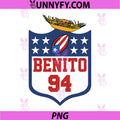 Benito 94 PNG, Jersey Text Graphic Number for Sport PNG