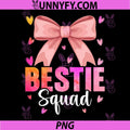 Bestie Squad PNG, BFF Cute Tie Dye Sleepover PNG
