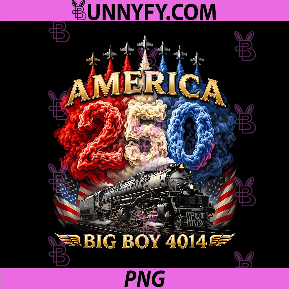 Big Boy 4014 Americas 250th PNG, 250 Years Locomotive Train PNG