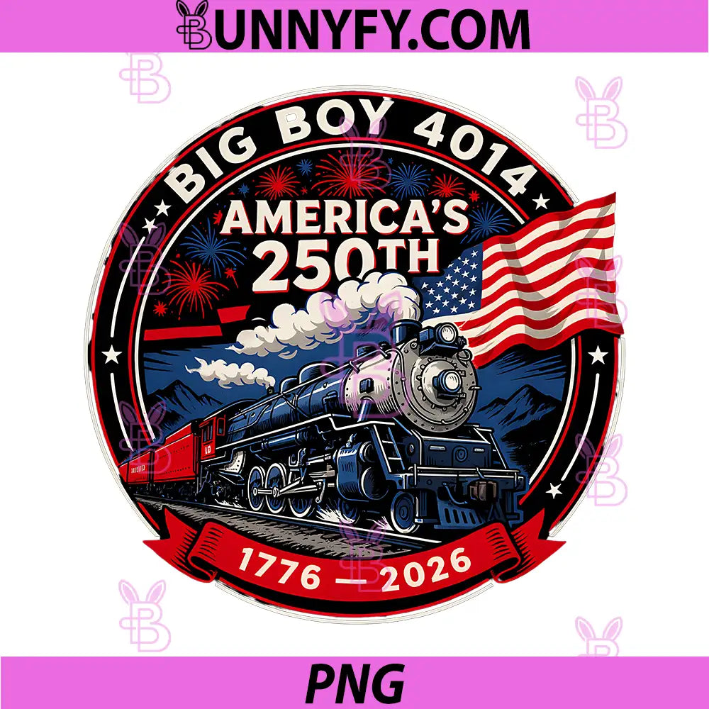 Big Boy 4014 Americas PNG, 250th 1776 2026 Train PNG