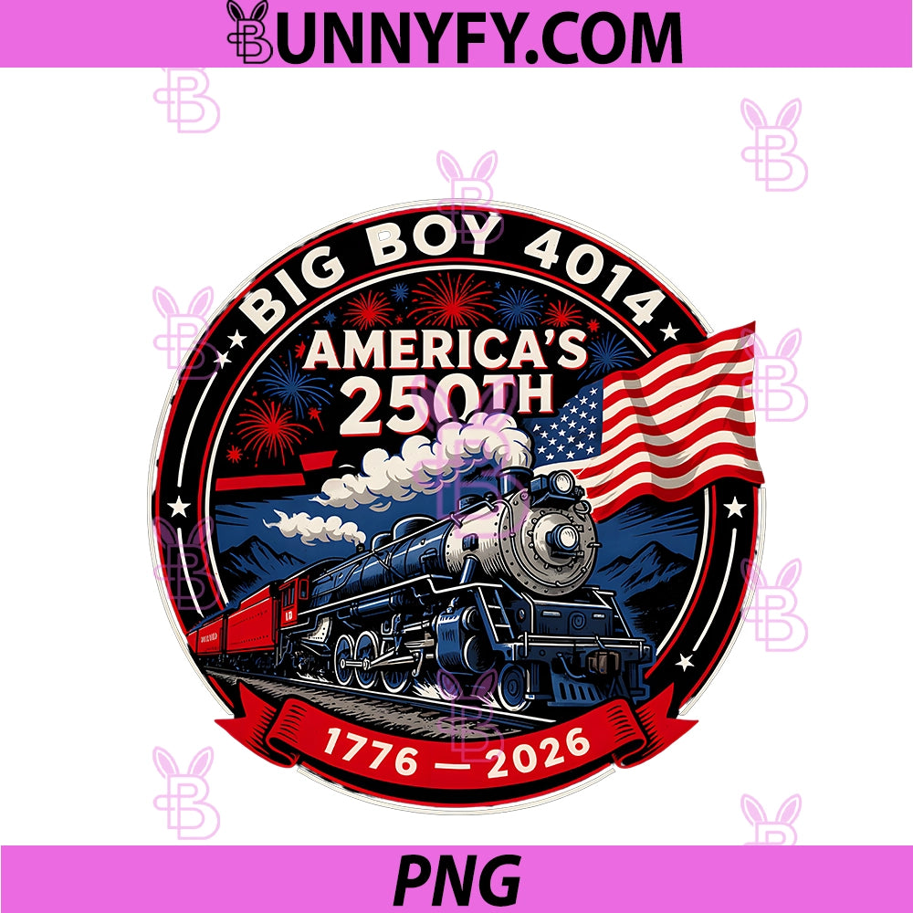 Big Boy 4014 Americas 250th PNG, 1776 2026 Train PNG