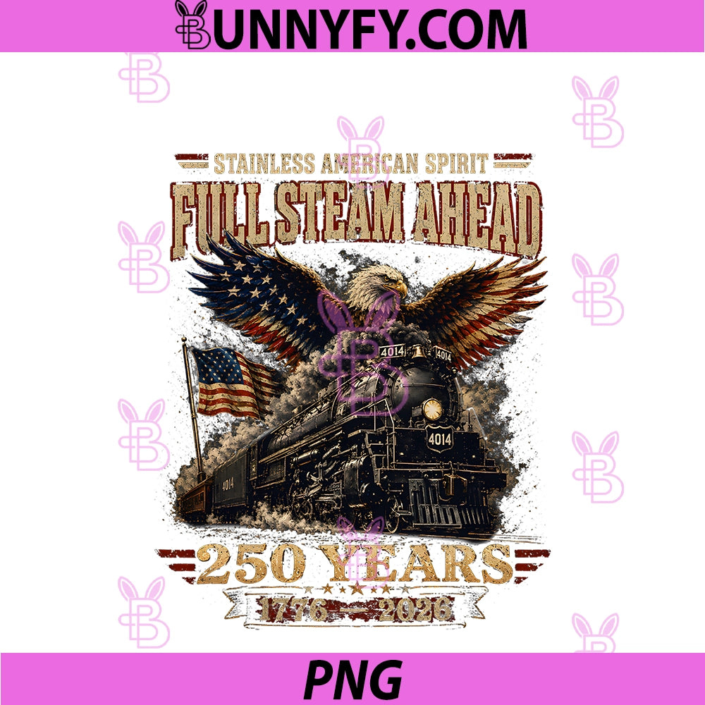 Big Boy 4014 Train USA PNG, 250th Anniversary Patriotic American PNG
