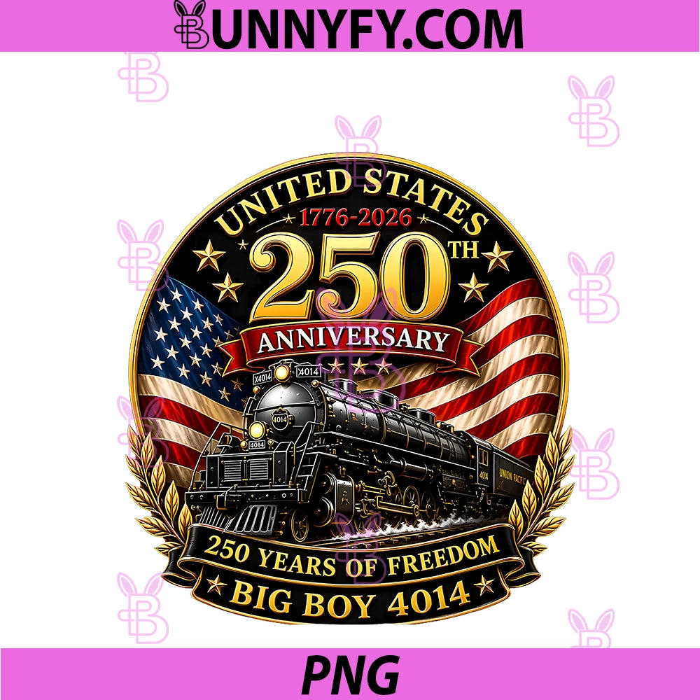 Big Boy 4014 Vintage 250 PNG, Steam Locomotive Railroad Train PNG