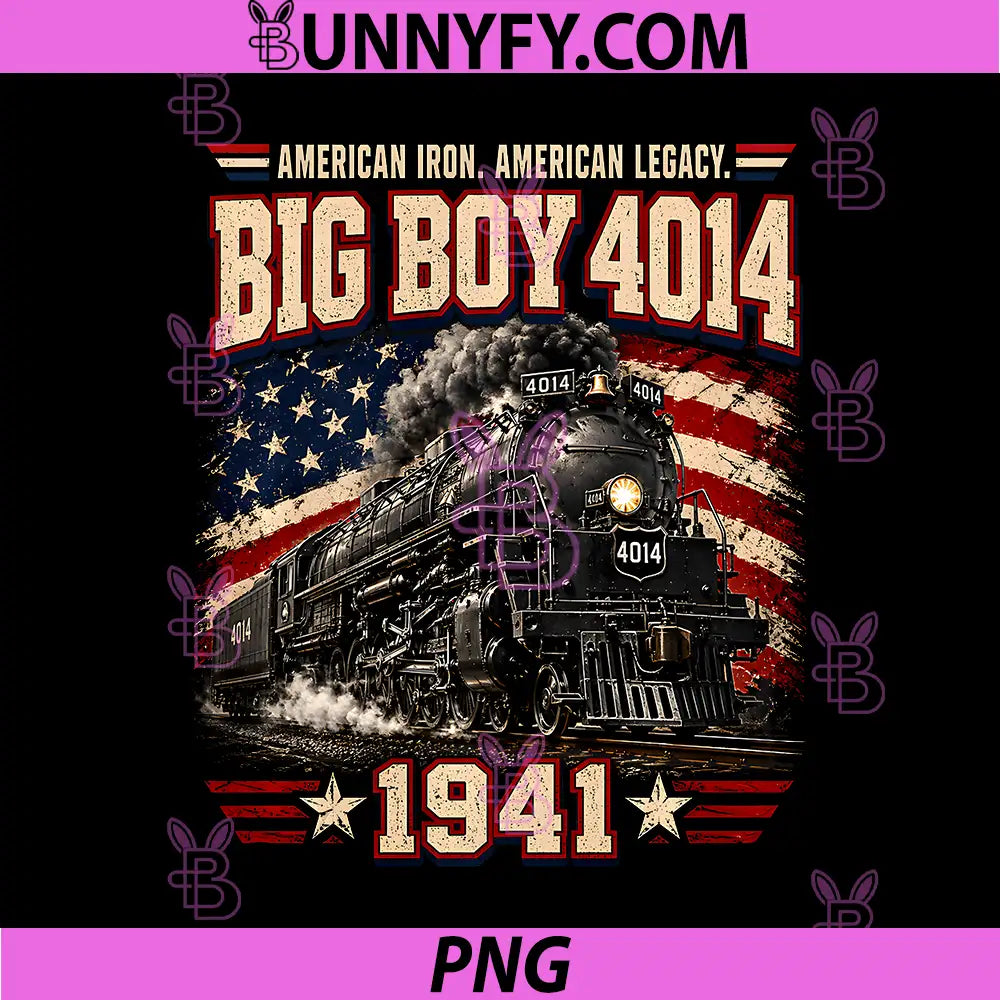 Big Boy 4014 Vintage Steam PNG, Locomotive Railroad Train Engine PNG