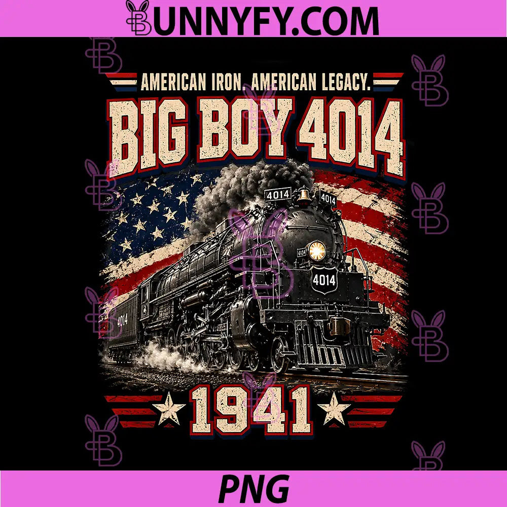 Big Boy 4014 Vintage Steam PNG, Locomotive Railroad Train Engine PNG