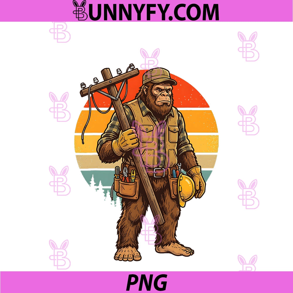 Bigfoot PNG, Electrician PNG