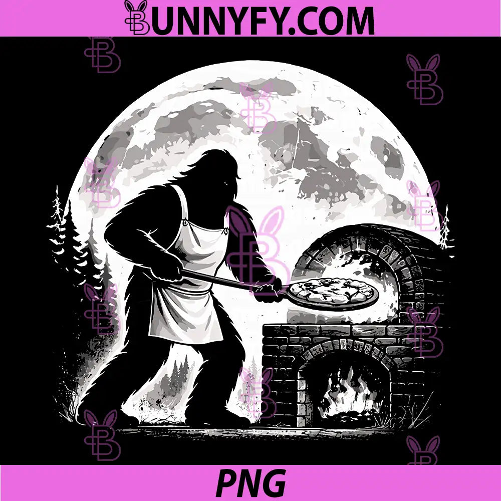 Bigfoot Pizza PNG, Chef Italian Food PNG