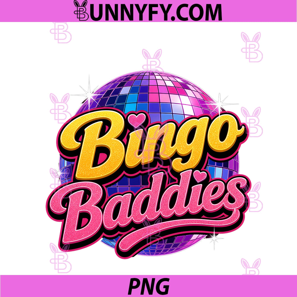 Bingo Baddies PNG, Game Day Disco Dance PNG