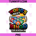 Bingo Grandma World's PNG, Best Bingo Grandma PNG