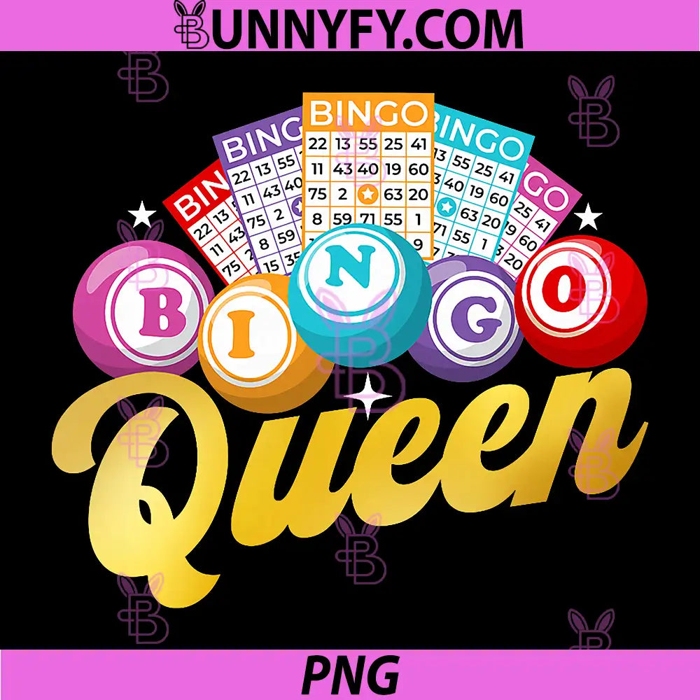 Bingo Queen PNG, Bingo Lover Gambler Gambling PNG