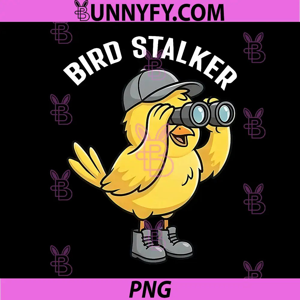 Bird Stalker PNG, Funny Bird Watching Birding PNG