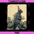 Birthday Japan Monster Movie PNG, Bday Party Decorations PNG