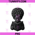 Black Boy PNG, Reading Book Afro Hair Art Ancestors Look PNG