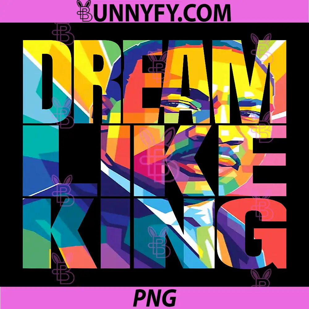 Black History Month PNG, Dream Like a King PNG