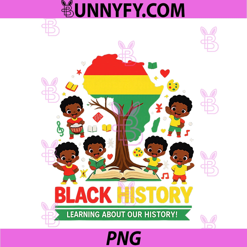 Black History PNG, Month Classroom Kids PNG
