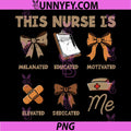 This Nurse PNG, Melanated Educated Scrub PNG