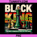 Black King PNG, The Most Powerful Piece in The Game PNG