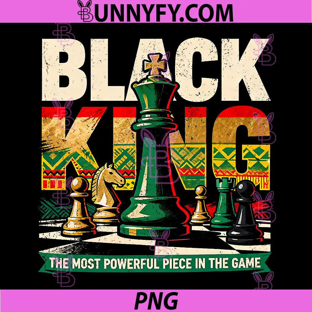 Black King PNG, The Most Powerful Piece in The Game PNG