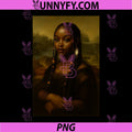 Black Mona Lisa PNG, Afro African PNG, American Melanin Black History PNG