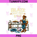 Blaze Your Own Trail PNG, Cowboy Plumber Pipe Pun Graphic PNG