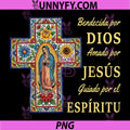 Blessed by God Loved by Jesus Our PNG, Lady of Guadalupe Spanish PNG
