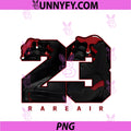 Bloodline 12s Outfit PNG, Number 23 Drip Street PNG