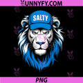 Blue Lions Salty PNG, Wearing Hat Salty Cool Lions PNG, Strong Lions PNG
