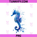 Blue PNG, Seahorse PNG