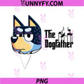 The Dogfather Bluey Mafia Parody PNG, Bluey Godfather Style PNG