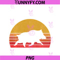 Boar Hunting PNG, Retro Sunset Wild Pigs Boar Hunter Performance PNG