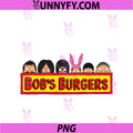 Bob's Burgers Belcher PNG, Family Peeking Logo PNG