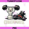 Bodybuilding Chess Piece PNG, Lifting Weights King Defeat PNG