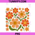 Boho Flowers Wildflowers Floral PNG, Nature Lover Summer Graphic PNG