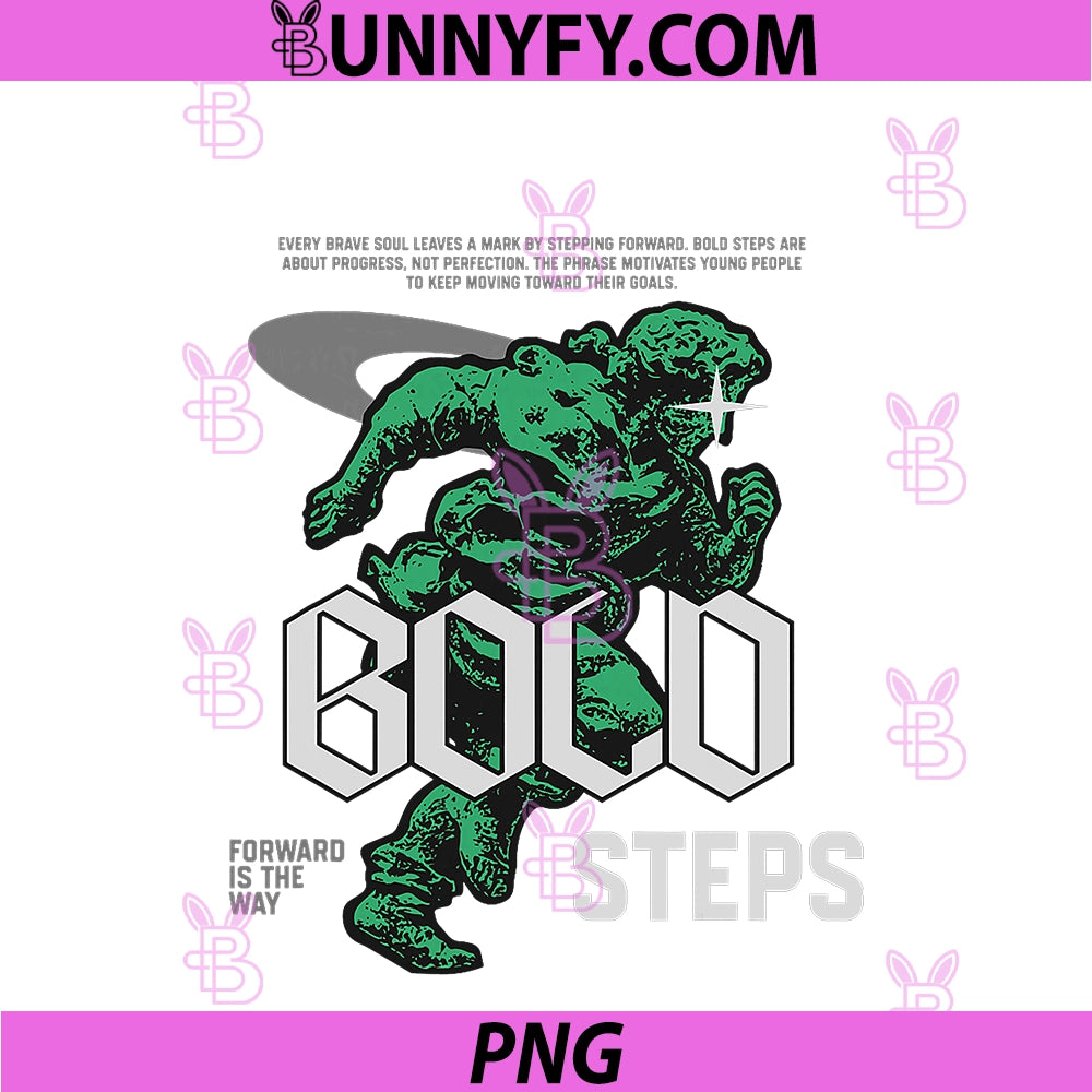 Bold Steps PNG, Y2K Streetwear PNG